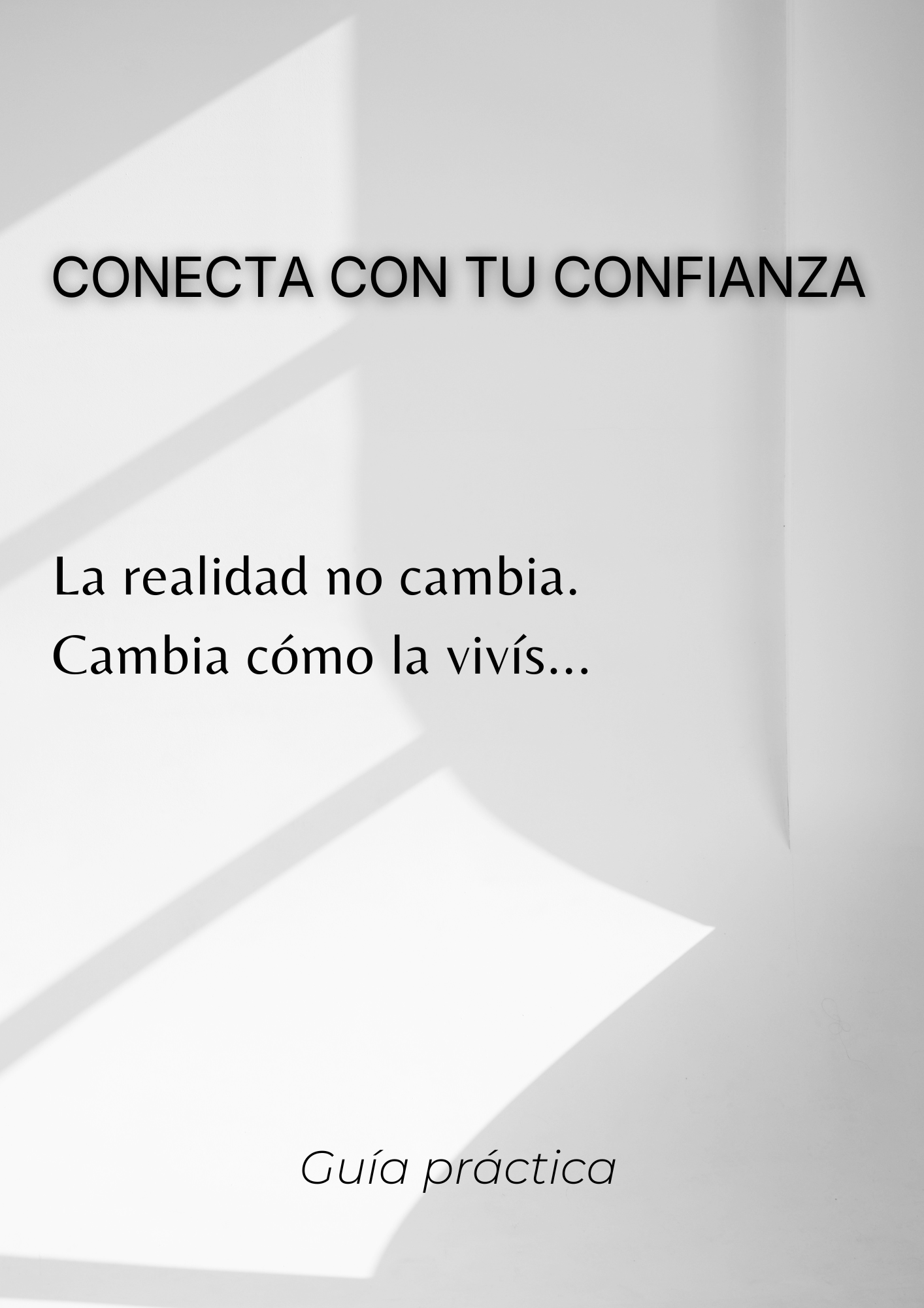 CONECTA CON TU CONFIANZA